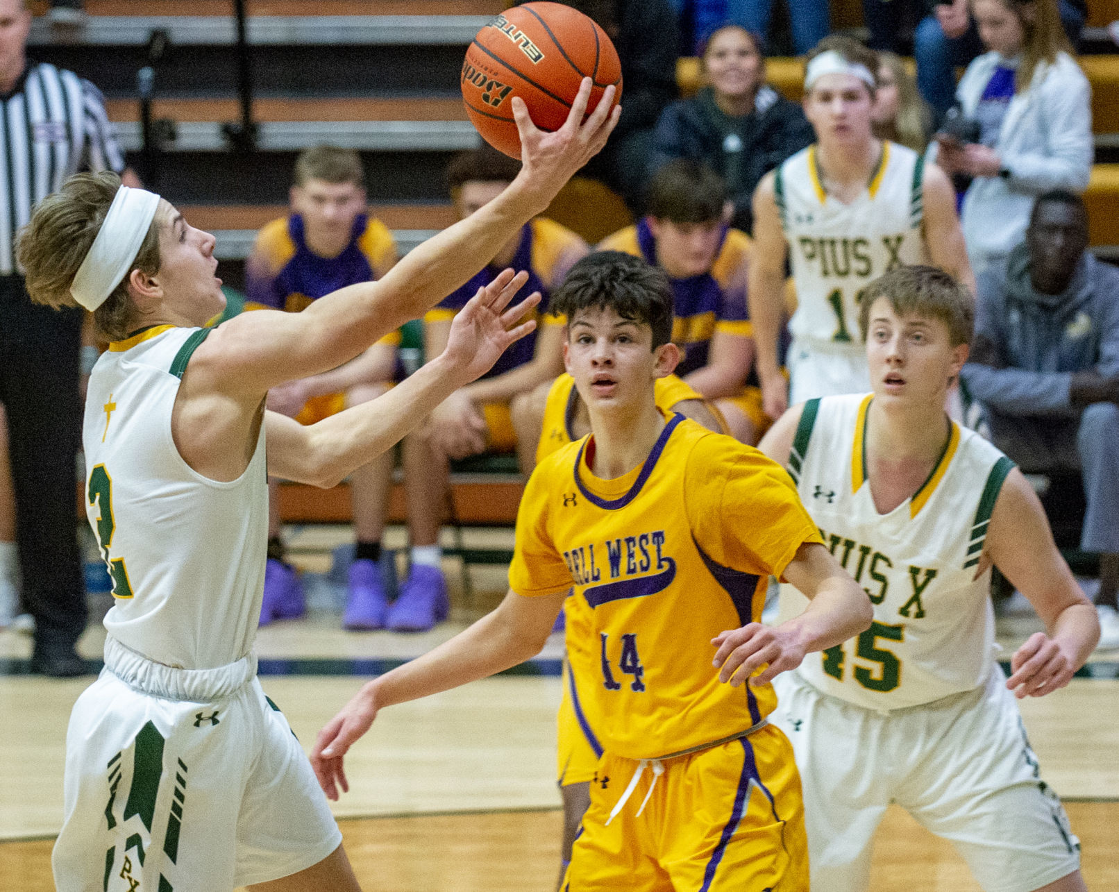 Bellevue West vs. Lincoln Pius X Basketball, 1.16